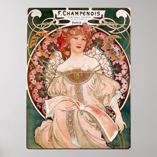 F. Champenois Imprimeur-Editeur Poster (Voorkant)