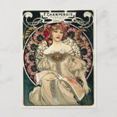 F. Champenois van Alphonse Mucha Briefkaart (Voorkant)