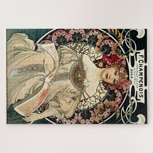 F. Champenois van Alphonse Mucha Legpuzzel (Horizontaal)