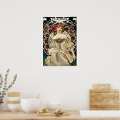 F. Champenois van Alphonse Mucha Poster (Keuken)