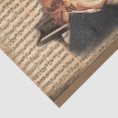 F. Chopin De Pianomeester met bladmuziek Tissuepapier (Detail)