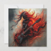 F Chord - AI Digital Art Print (Voorkant)
