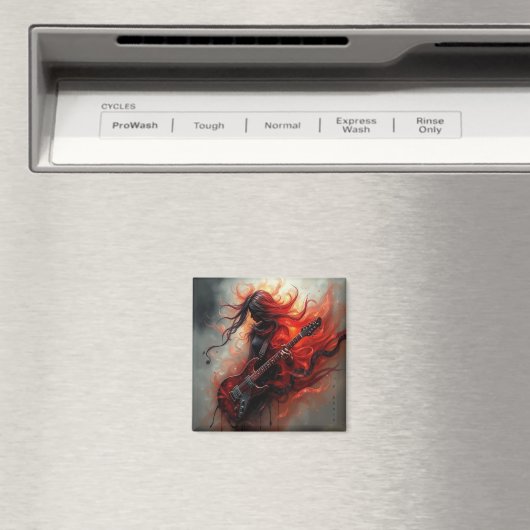 F Chord - AI Digital Art Print Magneet (Insitu (Vaatwasser))