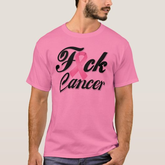 F*CK Breast Cancer Shirten T-shirt (Voorkant)