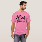F*CK Breast Cancer Shirten T-shirt (Voorkant volledig)