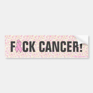 "F*CK CANCER" Breast Cancer Bumperstickers