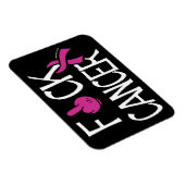 F#CK CANCER... Breast kanker Magneet (Rechterzijde)