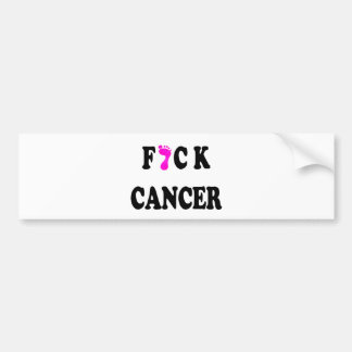F*ck Cancer vet Bumpersticker