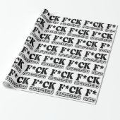 F*CK CENSUUR CADEAUPAPIER (Uitgerold)