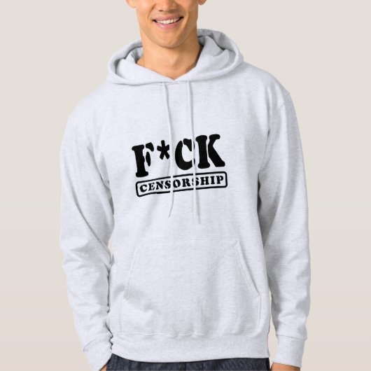 F*CK CENSUUR HOODIE (Voorkant)