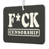 F*CK CENSUUR LUCHTVERFRISSER (Links)