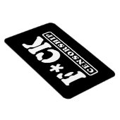 F*CK CENSUUR MAGNEET (Rechterzijde)