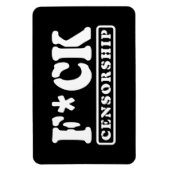 F*CK CENSUUR MAGNEET (Verticaal)