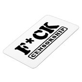 F*CK CENSUUR MAGNEET (Linkerzijde)