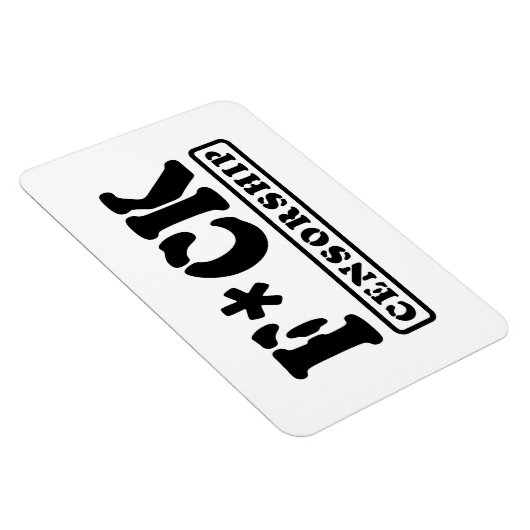 F*CK CENSUUR MAGNEET (Rechterzijde)