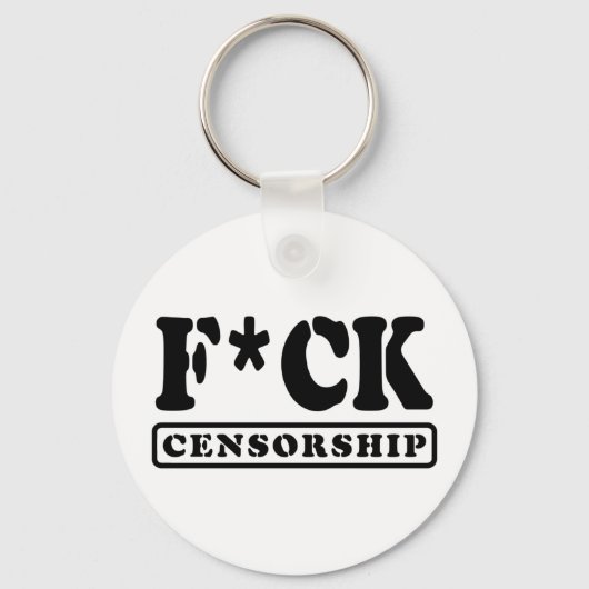 F*CK CENSUUR SLEUTELHANGER (Achterkant)