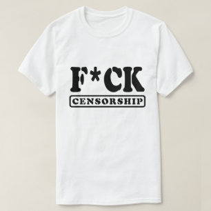 F*CK CENSUUR T-SHIRT