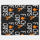 F#CK CRPS FLEECE DEKEN (Voorkant (Horizontaal))
