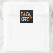 F#CK CRPS VIERKANTE STICKER (Tas)