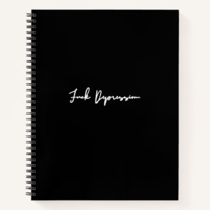 F*ck Depression Journal – Script Edition   CTFOD Notitieboek