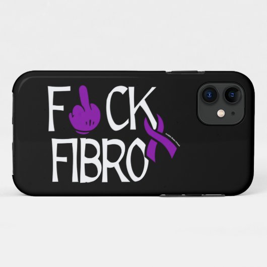 F#CK FIBRO Case-Mate iPhone CASE (Achterkant (horizontaal))