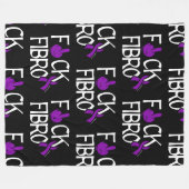 F#CK FIBRO FLEECE DEKEN (Voorkant (Horizontaal))