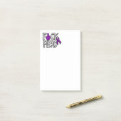 F#CK FIBRO POST-IT® NOTES (Op bureau)