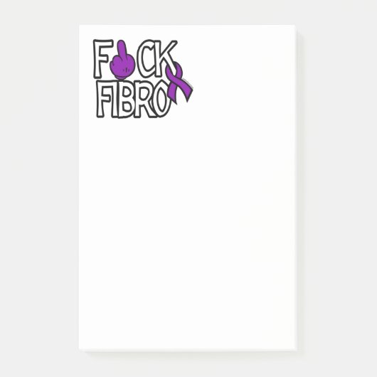 F#CK FIBRO POST-IT® NOTES (Voorkant)