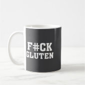 F#ck Gluten - For - Funny Gluten Quote Saying Koffiemok (Links)
