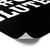 F#ck Gluten - For - Funny Gluten Quote Saying  Poster (Hoek)