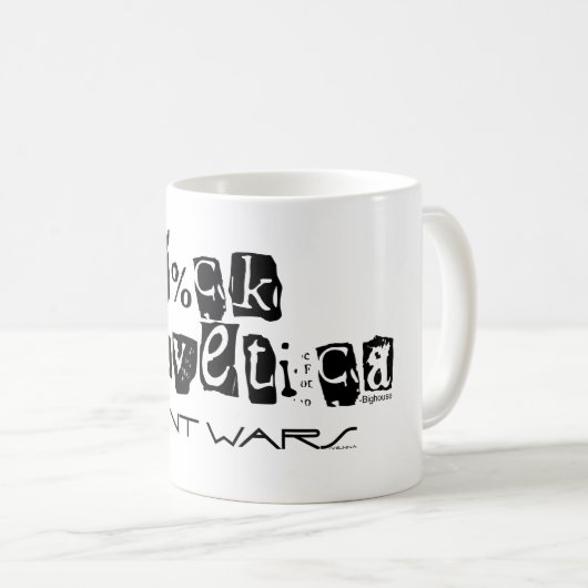 F%ck Helvetica Mok (Voorkant rechts)