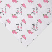 F*ck het Manuscript van de Kanker met Roze het Wee Tissuepapier (Detail)