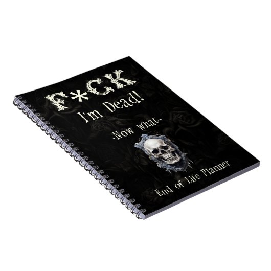 F*ck: Ik ben een Dead End of Life Planner Notitieboek (Rechterzijde)