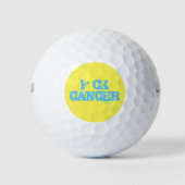 F*ck Kanker Golfbal - Distressed Design Golfballen (Voorkant)