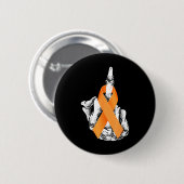F%ck Leukemie Kanker Middenvinger Leukemie Awaren Ronde Button 5,7 Cm (Voorkant /achterkant)