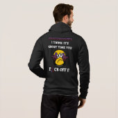 F#CK OFF... Arachnoiditis Hoodie (Achterkant volledig)