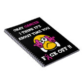 F#CK OFF... Breast kanker Notitieboek (Rechterzijde)