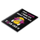 F#CK OFF... Breast kanker Notitieboek (Linkerzijde)