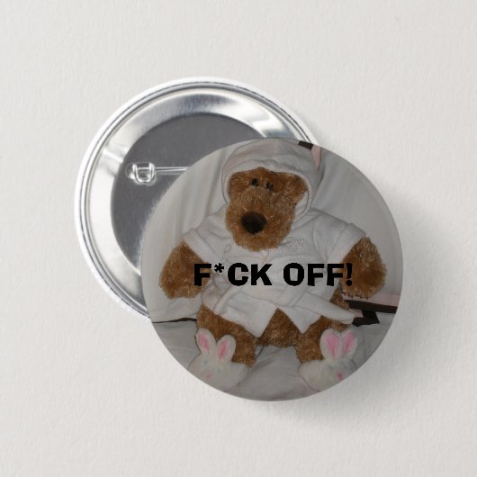 F*CK OFF Button van baby Bridget (Voorkant /achterkant)