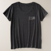 F#CK OFF... Diabetes plus Grootte T-Shirt (Design voorkant)