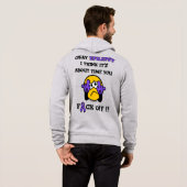 F#CK OFF... Epilepsy Hoodie (Achterkant volledig)