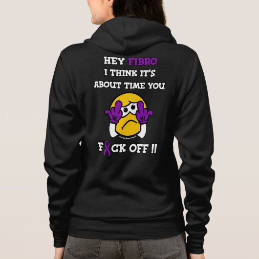 F#CK OFF... Fibro Hoodie (Achterkant)