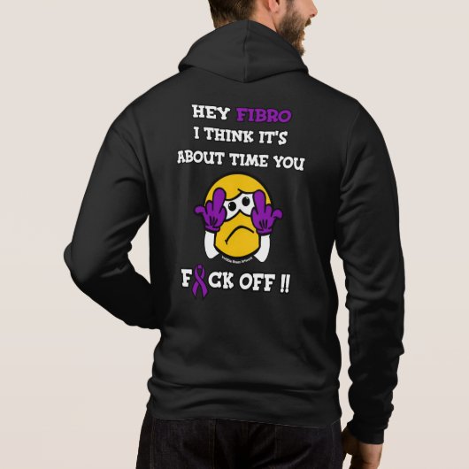 F#CK OFF... Fibro Hoodie (Achterkant)