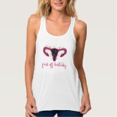 F*ck Off Kentucky Celestial Uterus Pro Choice Tanktop (Voorkant)