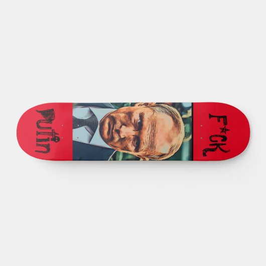F*ck Poetin Persoonlijk Skateboard (Horizontaal)