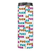 F*ck thermische tuimelaar thermosbeker (Achterkant)