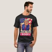 F%ck U Biden Grappige Trump T-shirt (Voorkant volledig)