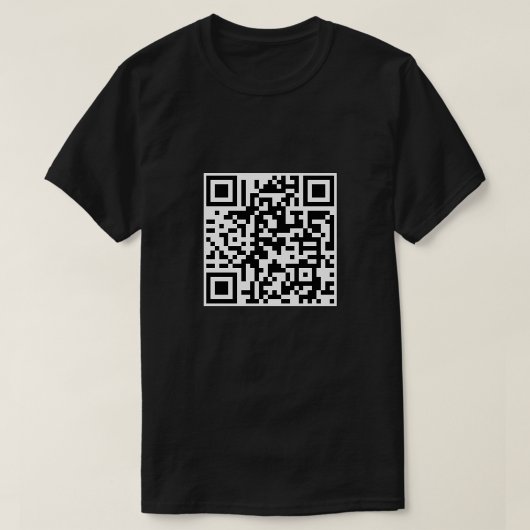 F*ck U QR Code Shirt Grappig Gezegde Shirt Sarcast