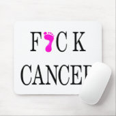 f*ck zachte tekst kanker muismat (Met muis)