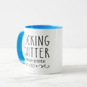 F*cking Quitter I betekent Happy Retirement 2022 - Mok (Voorkant links)